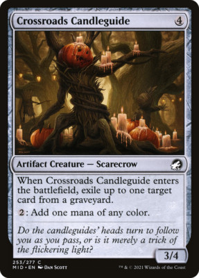 x4 Crossroads Candleguide MID MTG 253/277 COMMON M/NM 4x