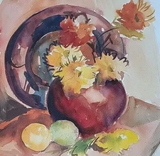  Watercolor Still Life  
