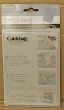 Cuttlebug - Snowflakes - Embossing Folder - New
