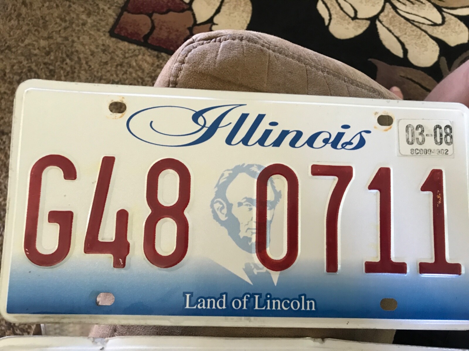 Land Of Lincoln License Plate