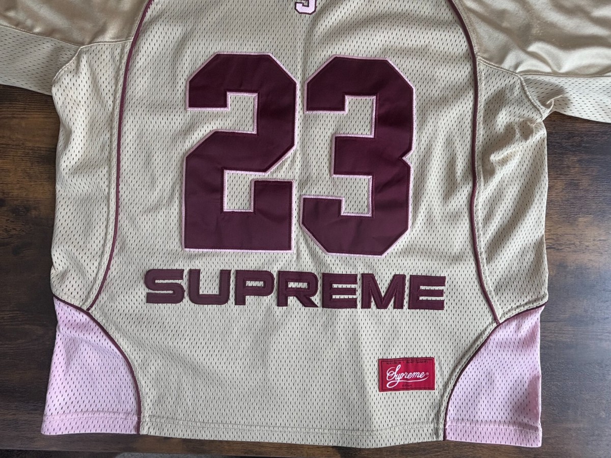 Supreme Perfect Season Football Jersey 23 Color Gold Size L | eBay