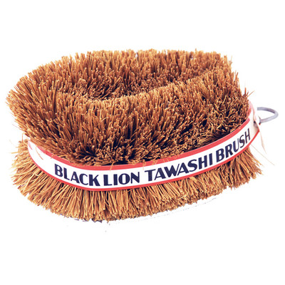 Set of 2 Black Lion Tawashi Vegetable Cleaning Scrubbing Brush, Made in Japan