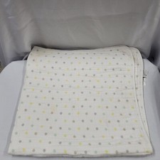 Aden Anais Multi Layer Cotton Muslin Dream Blanket Baby White Gray Green Dot