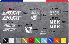 Stickers autocollants Stunt compatible pour MBK couleur au choix decals