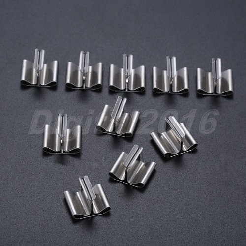 50Pcs Iron Base Clips for Wood Candle Wicks 16x12x10mm Handmade Candle Supplies - Picture 6 of 12