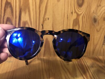 Illesteva Leonard Sunglasses in Tortoise C.12 48~22 140 Blue 