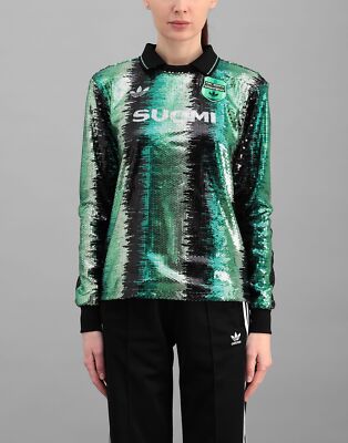 RARE Adidas Originals Anna Isoniemi Sequin Soccer Football Jersey