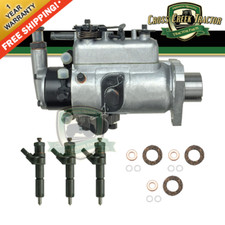 3233f661 Injection Pump W/ 9f593 Injectors & C5ne9f596a Seals For Ford Tractors
