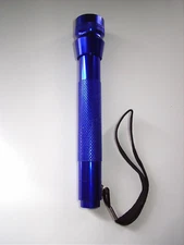 Sharper Image Super-Bright Flashlight GLOSSY BLUE New WORKS