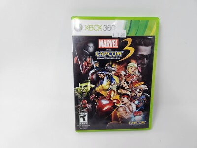 Microsoft Xbox 360 Marvel vs Capcom 3 Fate of Two Worlds CiB Complete