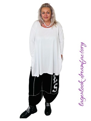 Lagenlook Tunika A-Linie Langshirt – Jersey-Basics In Übergrößen 44–58 (Damen) Lagenlook Tunika A-Linie Langshirt – Jersey-Basics In Übergrößen 44–58 (Damen)