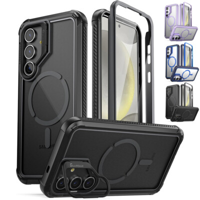 For Samsung Galaxy S24 Ultra Case S24 Plus Poetic Built-in Screen Camera Stand