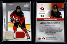 2023 Upper Deck Team Canada Juniors Base Patch #24 Andrew Cristall