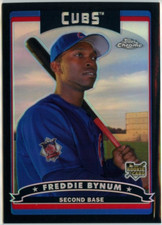 2006 Topps Chrome Black Refractor Freddie Bynum RC #165/549  *CHICAGO CUBS*