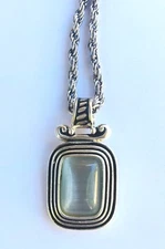 Premier Designs Silver Plated Pendant Necklaces. Length: 20''.005PN