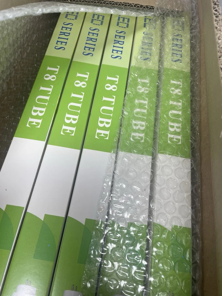 10-Pack - 36W T8 LED Tube Lights 4 Foot Equal to 45.8In,60W F48T12 R17D HO - Image 2 of 4