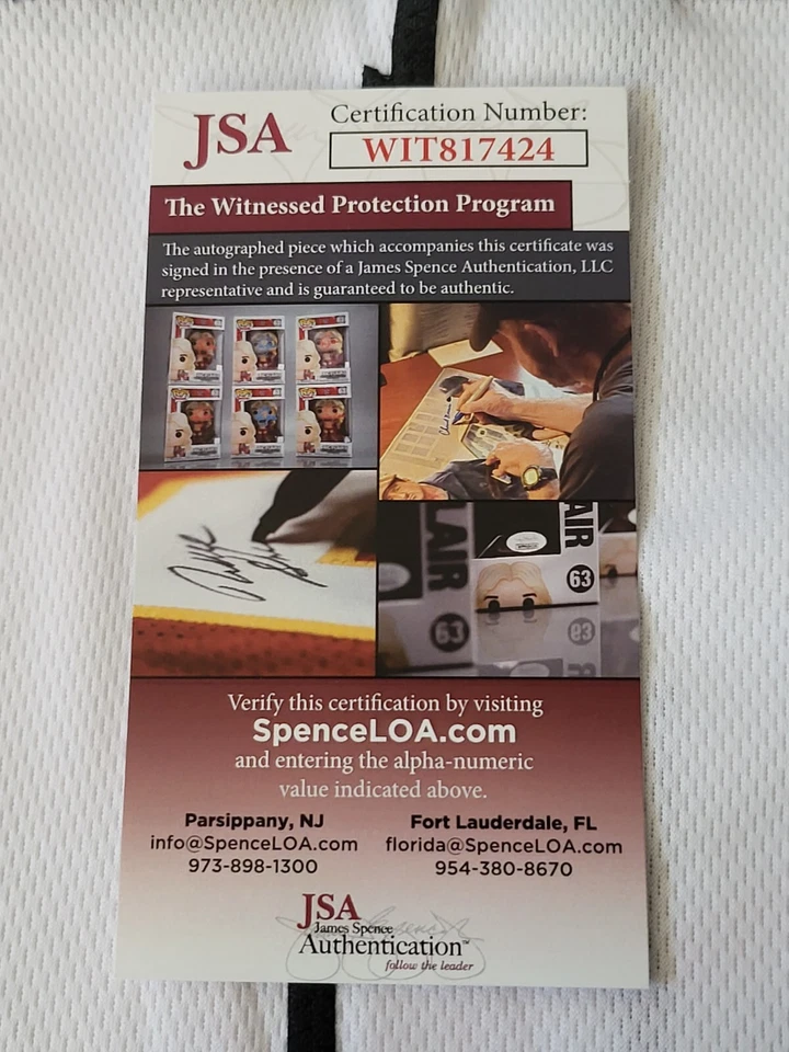 Damon Stoudamire Autographed/Signed Jersey JSA COA Toronto Raptors - Image 4 of 4