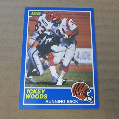 Ickey Woods RC 1989 Score #63 Cincinnati Bengals UNLV 