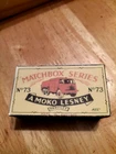 Matchbox Lesney - No73 RAF Refilling Truck - Replica / Copy Box only