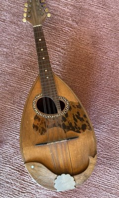Sehr alte Mandoline von Marcelli - Fabbrica Di Monte Napoli