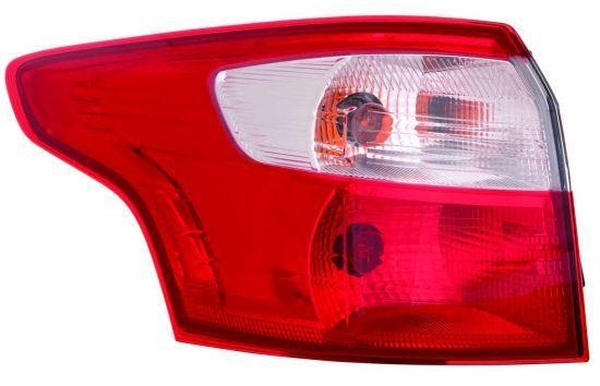 ABAKUS Left Rear Tail Light 431-19A8L-UE For Ford, Red, New, ECE