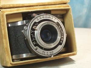 Lumière Eljy  with Lypar f3.5  Lens Original Box Vintage Camera