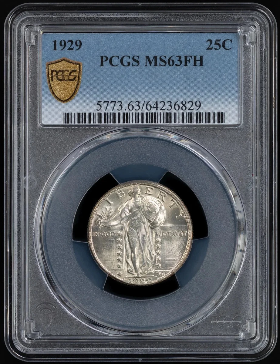 25+ MS 63 Graded Standing Liberty US Quarters (1916-1930) for sale