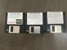 Star Wars DOOM 3.5  Floppy Disk Set Laser Mag...