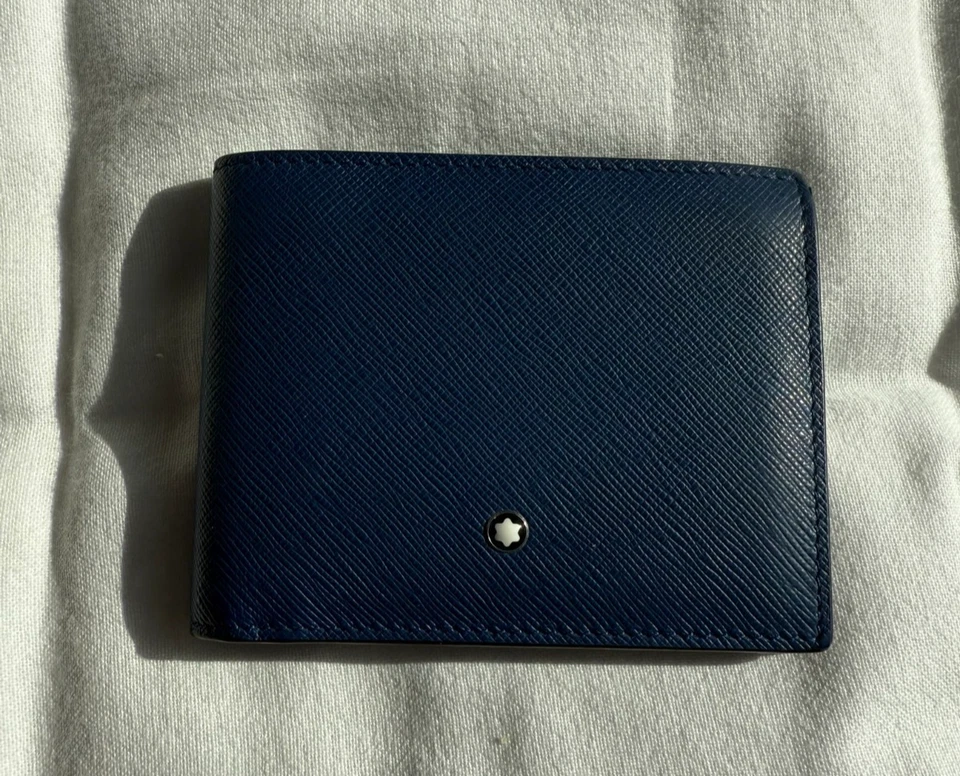 Montblanc Sartorial Cartera 6cc Azul [Referencia MB130812] Foto 2 de 4