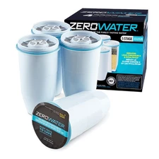 5-Stage Water Filter 4-Pack, Reduces Lead, Chromium, PFOA/PFOS, IAPMO Certified