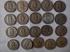 silver franklin half dollars roll Of 20 Current Value $518.00