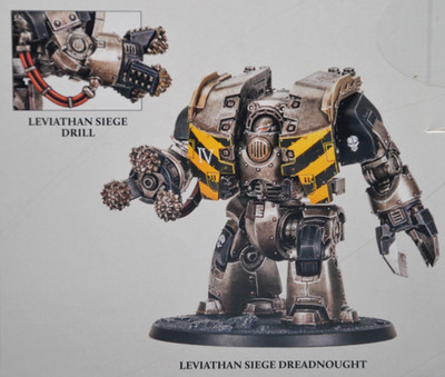 Warhammer 30k HH Leviathan Melee Siege Dreadnought w/Siege Drill and/or Claw NEW