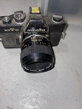Minolta SR-T 101 Black 35mm Film SLR Camera w/ MC Rokkor-PG 50mm f/1.4 Late Lens