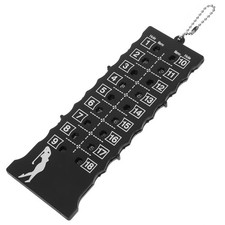 18 Holes Score Counter (Black) stroke counter shot counter score keeper counter