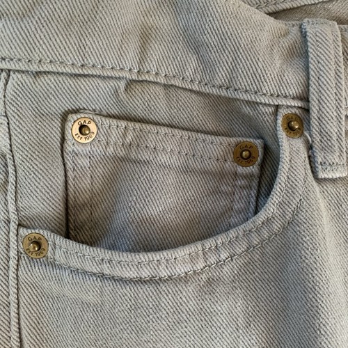 NWT Gap 1969 Gray Girlfriend Jeans Women’s Size 30 Tall Classic Denim (33x31) - Picture 10 of 15