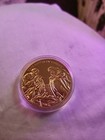 Medal Coin Birth Of Christ #A 08744 Gift Of Christmas 1 3/4”