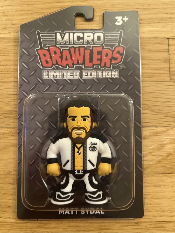 Matt Sydal (Evan Bourne) Micro Brawler Pro Wrestling Crate AEW WWE Brand New