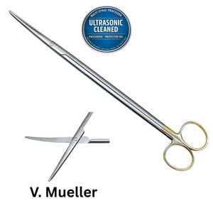 V. Mueller CH2008 Vital Metzenbaum Dissecting Scissors 12" - Ultrasonic Cleaned