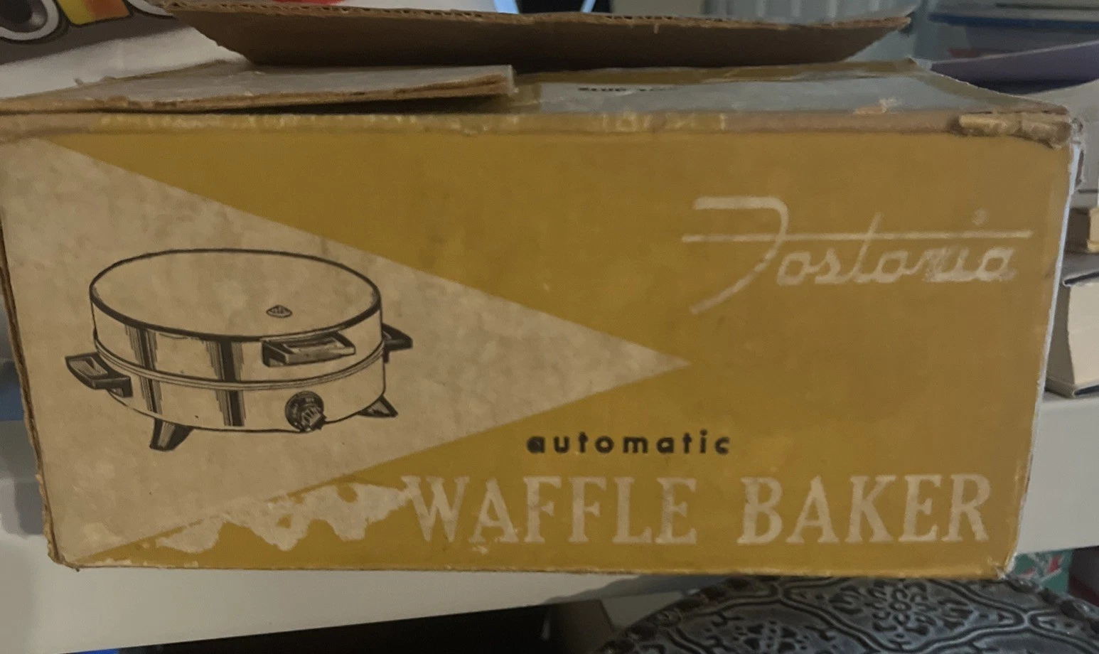 Vintage McGraw Edison Co Waffle Baker Waffle Maker Used Still In Box Fastoria