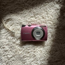 Canon PowerShot A3200 IS Pink Compact Digital Camera Excellent Condition