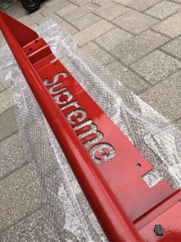 Supreme Red Steel Wall Mounted Pull Up Bar for Home Gym & Training