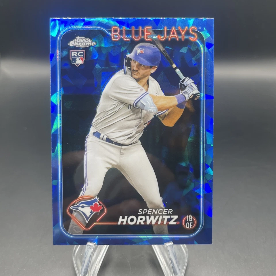 2024 Topps Chrome Sapphire Spencer Horwitz Rookie Toronto Blue Jays RC - Image 4 of 4