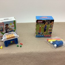 Little Tikes Mini Set of 2 Tot Sports T-Ball Set  Little Handiworker New