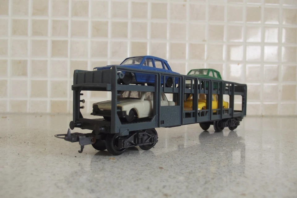 LIMA FS ITSALIA PPa 666100 CARTRANSPORTER & 4 CARS 00/HO GAUGE. - Image 4 of 4