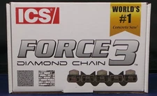ICS Force 3 Diamond Concrete Cutting Chain 14" part 584292 with 64DL 35cm/14in