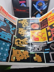 Final Fantasy NES Nintendo CIB Complete with Both Maps -TESTED