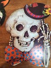 Vintage USA Halloween Die Cuts Lot Of 5 Black Cat Ghost Skeletons — photo 6