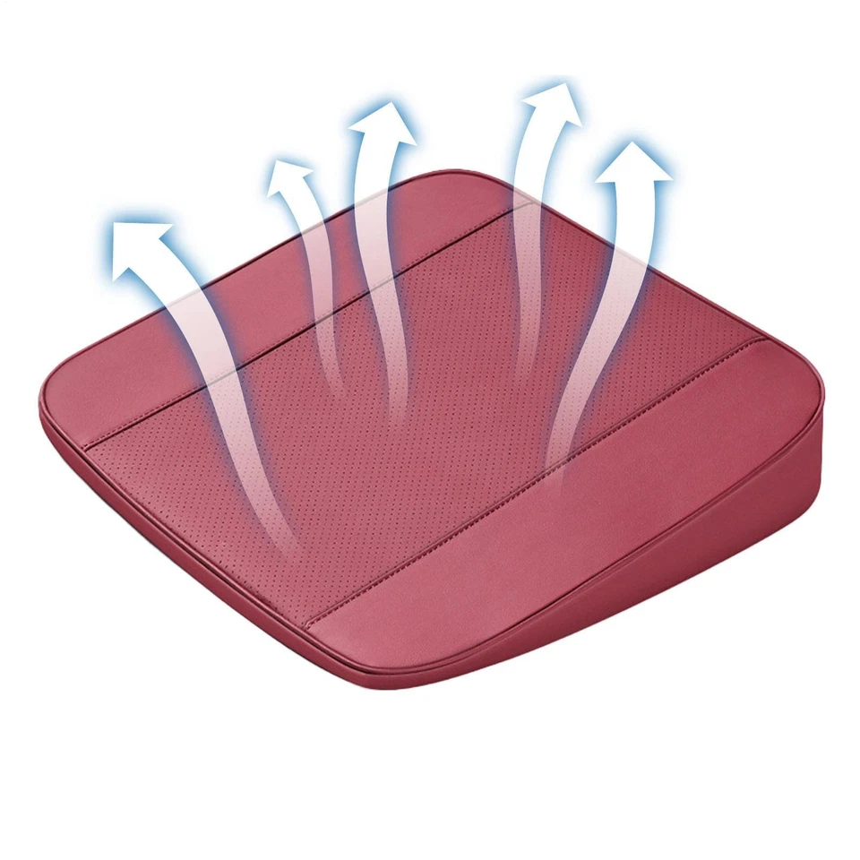 Cojín de asiento elevador de coche elevador de ángulo cómodo cojín de asiento elevador engrosado Foto 3 de 4