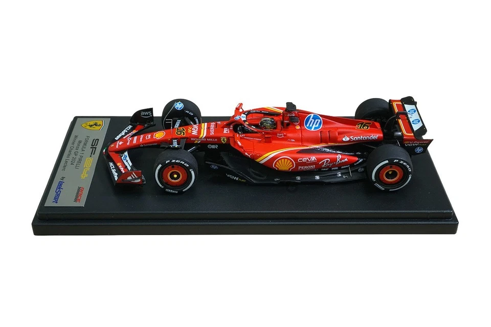 Looksmart 1:43 Charles Leclerc Ferrari SF-24 Vincitore Monza F1 2024 - Immagine 2 di 4