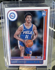 Panini 2021-22 NBA Hoops Rookies Jaden Springer Rookie 76ers Card #239